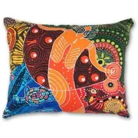 Excelsa Dekokissen Aboriginal Baumwolle 50x20x40 cm Bunt