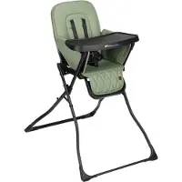 Bebeconfort Mallow, Hochstuhl Baby, 0–3 Jahre, 0–-15 kg, Hochstuhl klappbar, bequem gepolsterter Sitz, leicht (5,6 kg),Mineral Green
