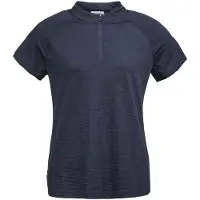 Dolomite Cristallo merino Zip Kurzarm-t-shirt