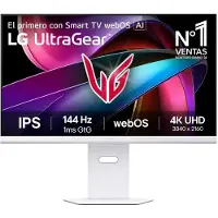LG 32G810SA-W.AEU, 81,3 cm (32"), 3840 x 2160 Pixel, 4K Ultra HD, LCD, 1 ms, Schwarz
