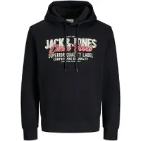Jack & Jones Sweatshirt Logo 12279649 Schwarz Regular Fit