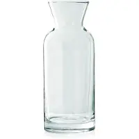Ich-zapfe.de - Karaffe Village, mit Füllstrich, 1,00 ltr., Ø 7,9 cm, Set á 6 Stück, Glas