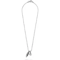 Philipp Plein Halskette in Silber mit Anhänger – (L)60cm | Gr.: onesize