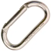 Kong Italy Oval Alu Straight Gate Karabinerhaken