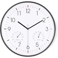 Nedis Clwa4226bk Wanduhr 30 Cm
