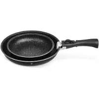 Orion Granitpfanne 20+26 cm GRANDE COMBI mit abnehmbarem Stiel