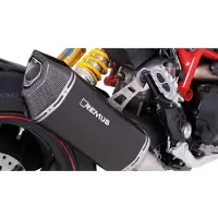 Remus Black Hawk Stainless Steel Hypermotard 939/sp 16-17 Euro 4 Homologierter Slip On Schalldämpfer