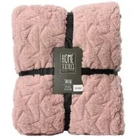 Kaemingk Kuscheldecke Fleecedecke mit Sternen 130x170cm rosa