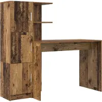vidaXL Schreibtisch Altholz 133,5 x 50 x 124 cm 2 stk.