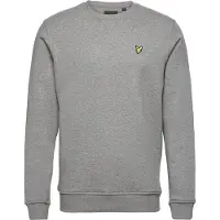 Lyle & Scott Pullover Crew Neck Herren Mid Grey Marl-M
