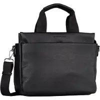 Tom Tailor Shopper "Rella" aus fein genarbtem Material mit farblich passendem Gewebeband