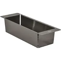 GROHE 40852AL0 Edelstahl-Küchenspülen-Sieb 40852 450x150x100mm hard graphite gebürstet
