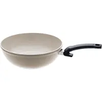 Fissler Ceratal / Aluminium-Wok (Ø 30 cm, 5,2 L) Keramik-Bratpfanne beschichtet antihaftend, hoher Rand, frei von PFAS/PTFE, Germany – Induktion