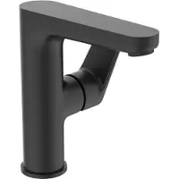 Ideal standard Waschtischarmatur Cerafine O ohne Ablaufgarnitur, Ausladung 136mm BC555XG Schwarz