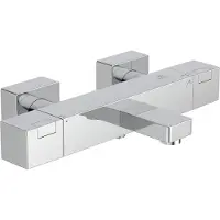 Ideal standard Badethermostat CERATHERM C100 AP Square, Ausladung 161mm chrom chrom