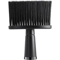 Lussoni Neck Brush Hair Cleaning Brush Black Plastic
