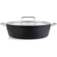 Fissler Adamant / Aluminium-Bräter (Ø 28 cm, 4,3L) Bratentopf-beschichtet mit Metall-Deckel, antihaftend - Induktion