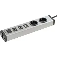 Ehmann 0601x0a02203303 Caricatore USB 6 x 2 x USB Presa schuko