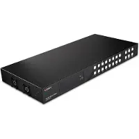 Lindy 38359, HDMI, HDMI, 3,5 mm, 3840 x 2160 Pixel, Schwarz, Metall