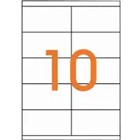Agipa Universal-Etiketten, 105 x 57 mm, weiá, rechteckig