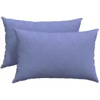 vidaXL Sofakissen 2 pcs Jeans blau 60 x 40 cm Stoff