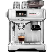 Gastroback Design Espresso Barista Touch, Espressomaschine, 2 l, Kaffeebohnen, Kaffeepad, Gemahlener Kaffee, Eingebautes Mahlwerk, 1600 W, Edelstahl