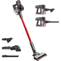 H.Koenig Kabelloser und beutelloser Staubsauger 22.2v 3-in-1 UP600 PowerClean - Leistungsstark - Kompakt - Leicht - Leise - Haustiere - Turbo-Bürste - Wiederaufladbare Lithium-Batterie