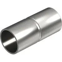 OBO SV50W A4 Edelstahlverbindungsmuffe o.Gewinde D50mm