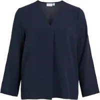 Vila Blusenshirt "VIJOSA 3/4 V-NECK TOP - NOOS"
