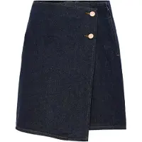 Y.A.S Lisana Denim Kurzer Rock Mit Hoher Taille