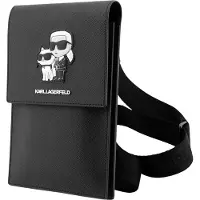 Karl Lagerfeld Saffiano Metal Logo Nft-handytasche