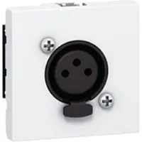 Legrand 078755 XLR 3-polige Anschlusseinheit (SK), Schraubklemmenanschluss 1 mm2 . Farbe: weiß