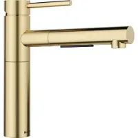BLANCO ALTA-S II Küchenarmatur Wasserhahn Hochdruck satin gold Schlauchbrause