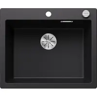 BLANCO Granitspüle "PLEON 6", schwarz, B:51cm H:22cm T:62cm, Verbundwerkstoff, Küchenspülen, Granitspüle, erhältlich in mehreren Farben