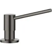 BLANCO TORRE Spülmittelspender satin dark steel | Passend zu allen -Küchenarmaturen | Bequem v
