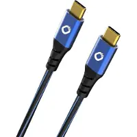 OEHLBACH D1C9353, 3 m, USB C, USB C, USB4 Gen 2x2, 20 Gbit/s, Blau