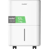 Comfee Luftentfeuchter 12 Liter/Tag, Geeignet für Räume von ca. 50 Kubikmetern (