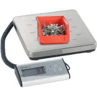 MAUL Paketwaage MAULcargo, bis 120 kg, separates Bedienpult, Batteriebetrieb, Ein-Tasten-Bedienung, Abschaltautomatik
