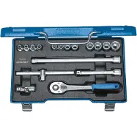 Gedore 30 GMU-10 Steckschlüssel-Satz 3/8" 17-teilig 6-kant 6-19 mm, 6235710