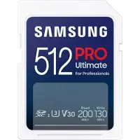 Samsung MB-SY512S, 512 GB, SDXC, UHS-I, 200 MB/s, 130 MB/s, Class 3 (U3)