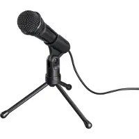 Hama MIC-P35 Allround, 50 - 16000 Hz, 2200 Ohm, Unidirektional, Schwarz, 2,5 m