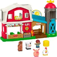 Mattel Little People Pflegespaß Bauernhof Spielset Lernspielzeug für Kleinkinder, mehrsprachige Version, 1 Jahr(e), Mehrfarbig, Kunststoff