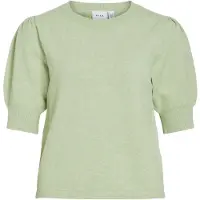 Vila Strickpullover "VIRIL 2/4 SLEEVE O-NECK KNIT TOP - NOOS"