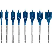 Bosch EXPERT Self Cut Speed Flachfräsbohrer-Set, 12/16/18/20/22/25/28/32 mm, 8-tlg.