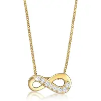 Elli Halskette Infinity Unendlich Liebe Topas 585 Gelbgold Elli Premium Gold