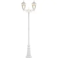 Konstsmide Firenze Standleuchte weiß lackiertes Aluminium, klares Glas 7234-250