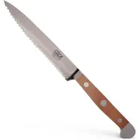 Güde Tomatenmesser, geschmiedet, ganze Welle, Serie Alpha-Birne, Griff Birnenholz