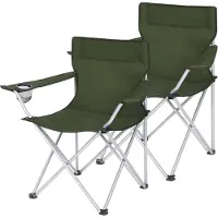 Songmics Campingstühle 2er Set bis 120 kg belastbar GCB001C01