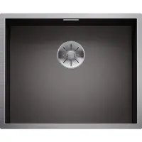 BLANCO Spüle ZEROX 500-U Dark Steel 540 x 440 mm edelstahl 526243