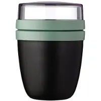 Mepal Brotdose Ellipse Mini Limited Edition Black 300 ml + 120 ml
